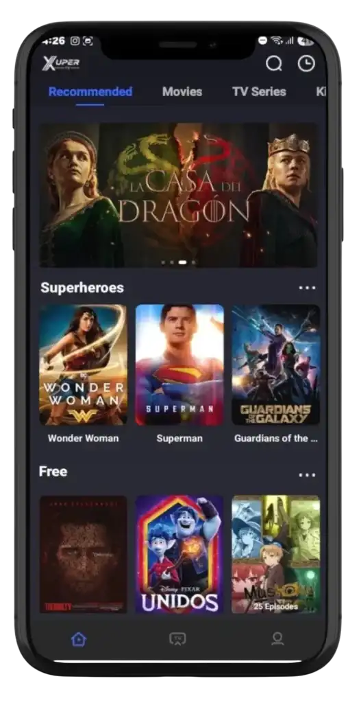 Xuper TV APK Recomendado
