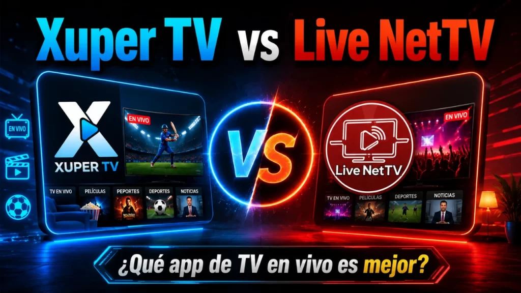 Xuper TV frente a Live NetTV ¿qué aplicación es mejor